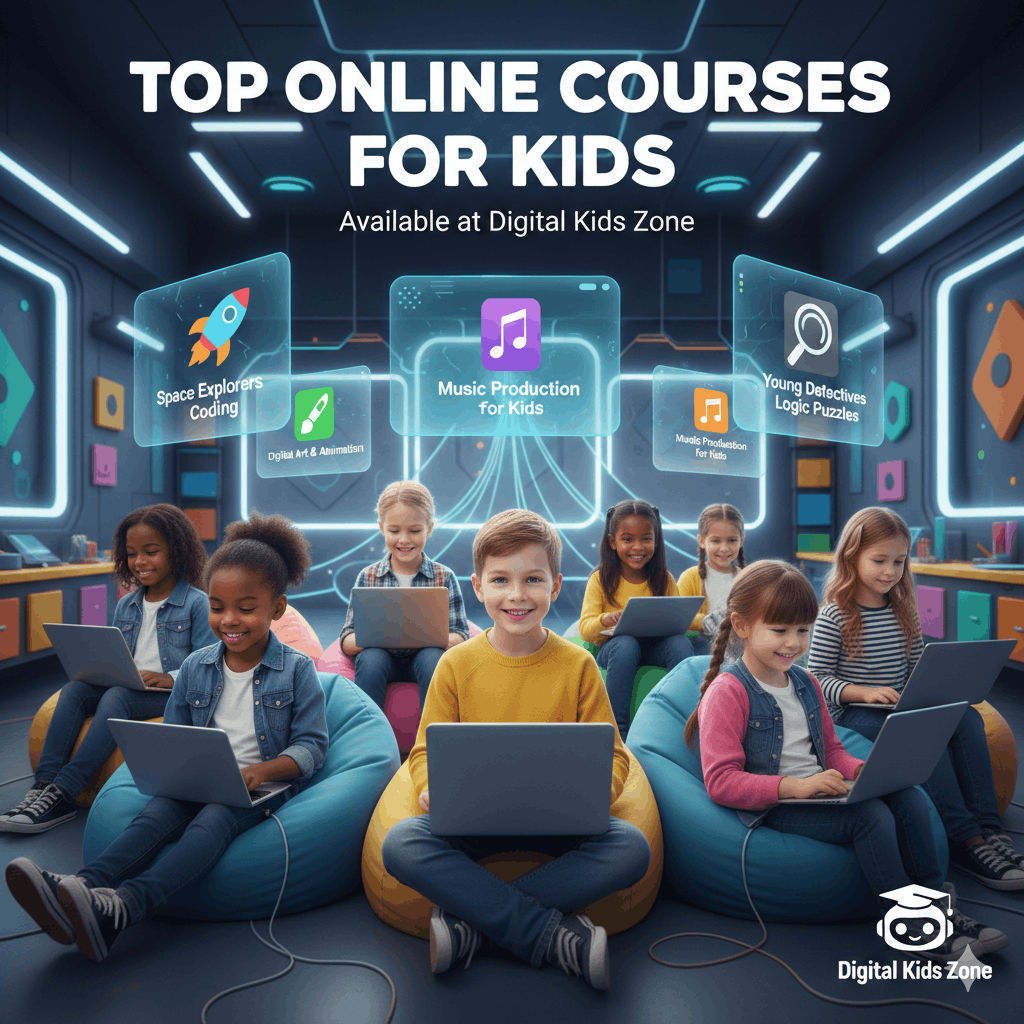 Top Online Courses for Kids Available at Digital Kids Zone
